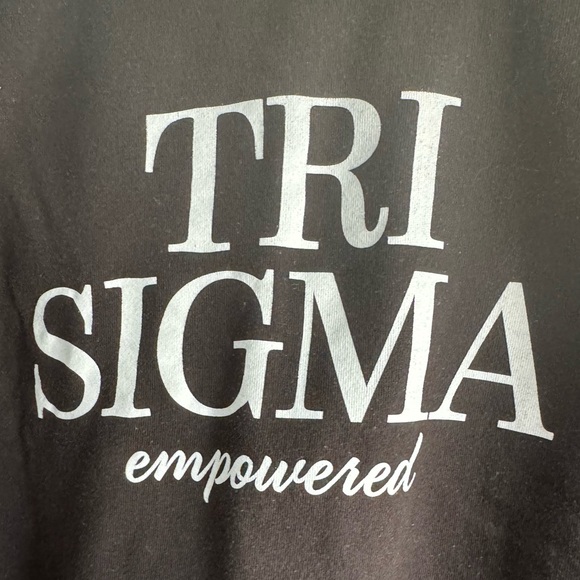 Rough edged Tri Sigma Official Sweatshirt - Picture 3 of 5